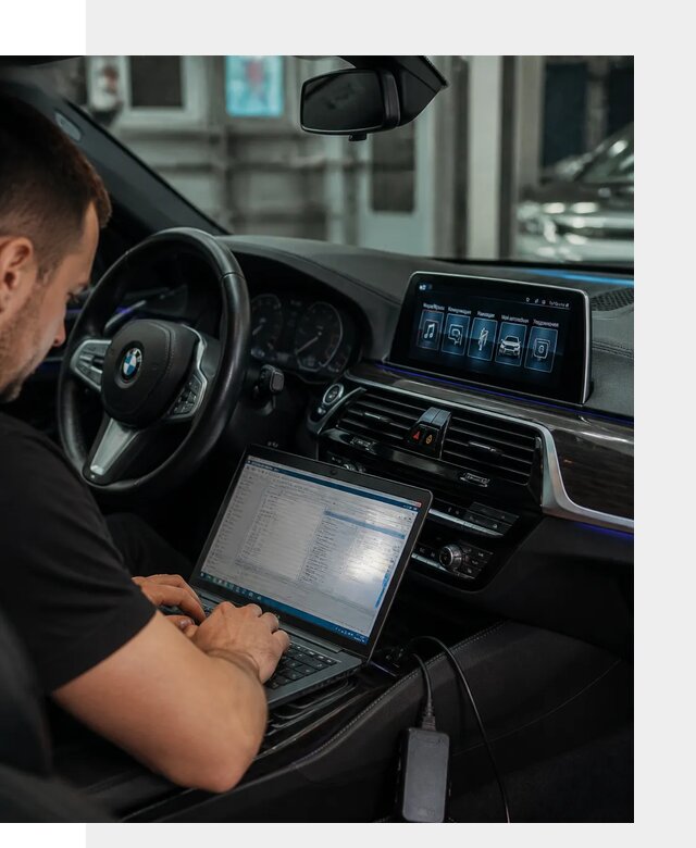 Русификация мультимедиа BMW для авто под ключ в Боре