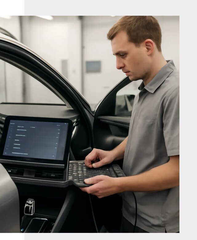 Русификация мультимедиа автомобилей Lynk Co в Боре