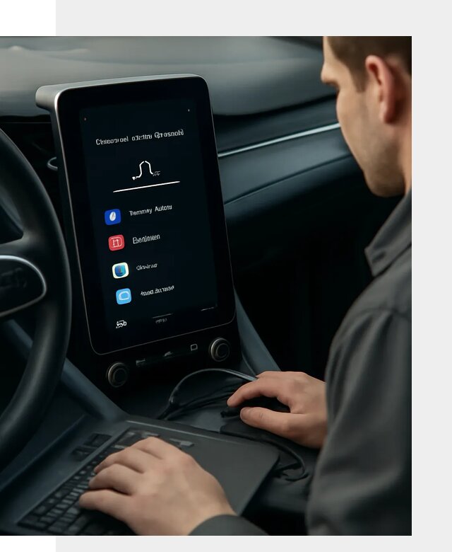 Установка приложений Lynk Co на автомобиль в Боре